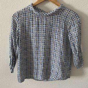 Zara Abstract print Blouse